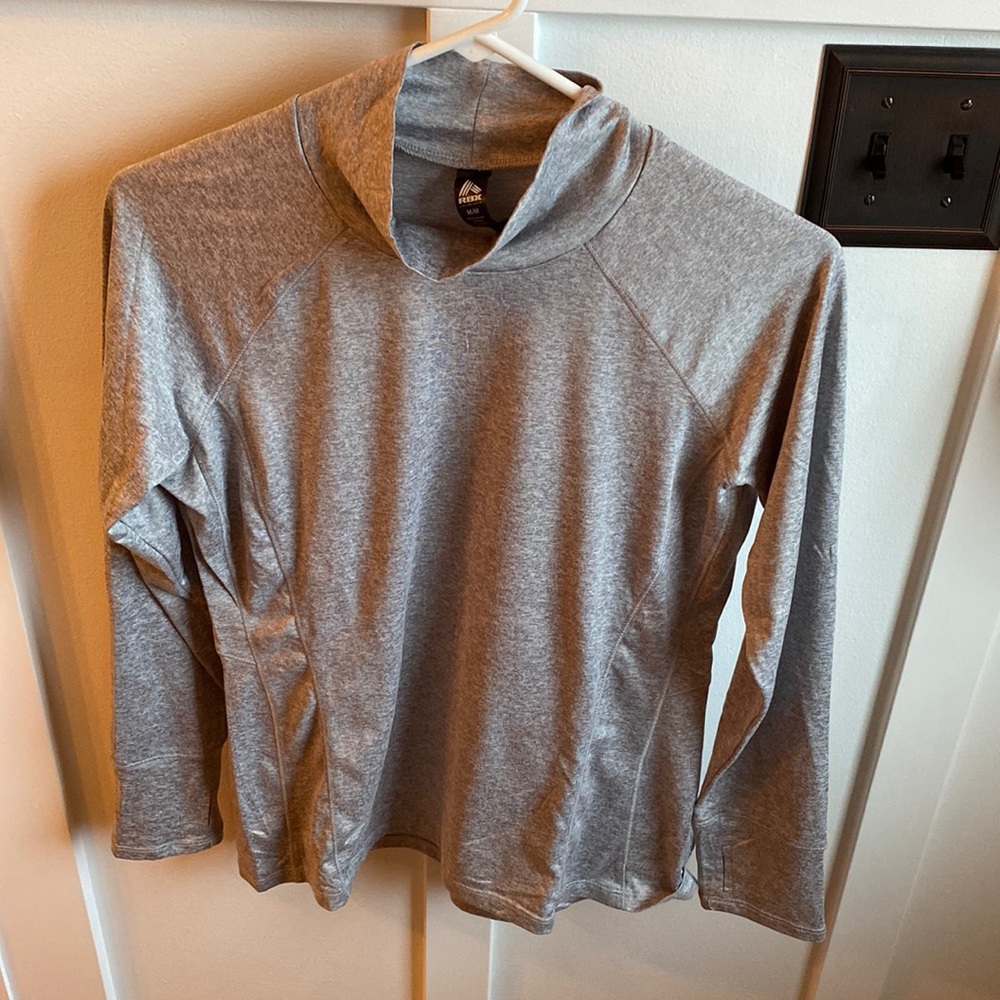 RBX-Womens mock neck athletic top